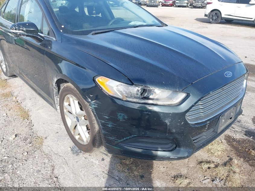 2014 Ford Fusion Se VIN: 3FA6P0HD1ER253001 Lot: 43351273