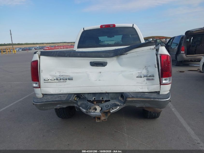 2004 Dodge Ram 2500 Slt/Laramie VIN: 3D7KU28D24G148352 Lot: 43351290