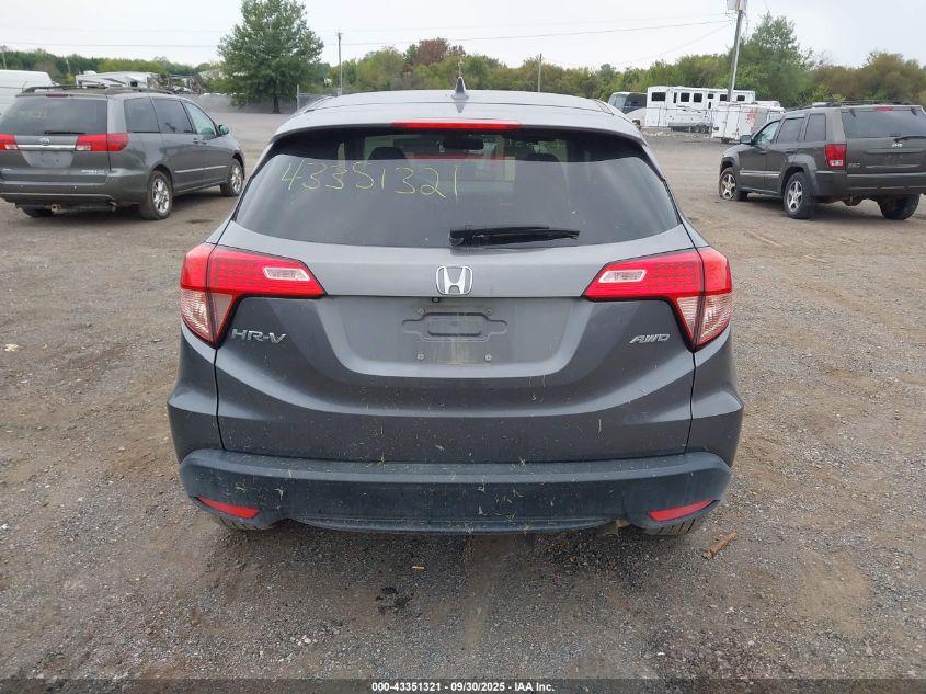 2016 Honda Hr-V Ex VIN: 3CZRU6H59GM717058 Lot: 43351321