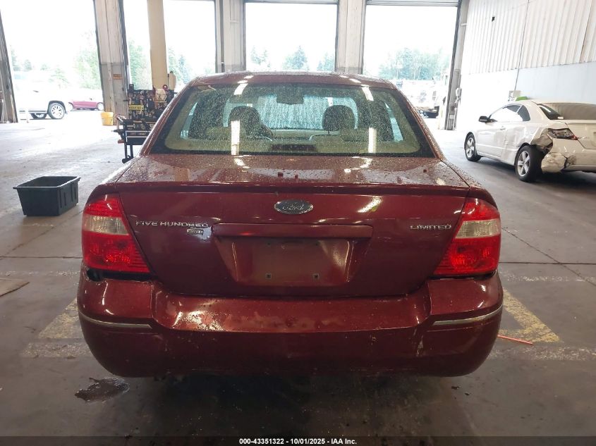 2006 Ford Five Hundred Limited VIN: 1FAFP28146G112210 Lot: 43351322