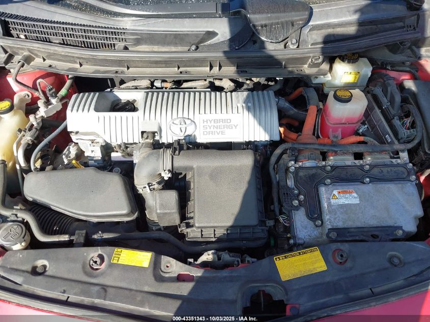 2010 Toyota Prius Iv VIN: JTDKN3DU2A0155563 Lot: 43351343