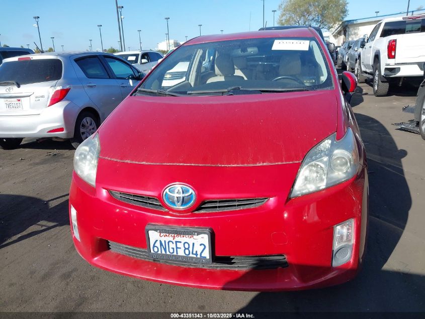 2010 Toyota Prius Iv VIN: JTDKN3DU2A0155563 Lot: 43351343