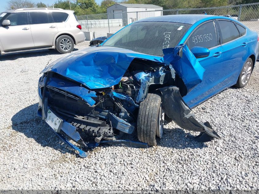 2020 Ford Fusion Hybrid Se VIN: 3FA6P0LU0LR223007 Lot: 43351350