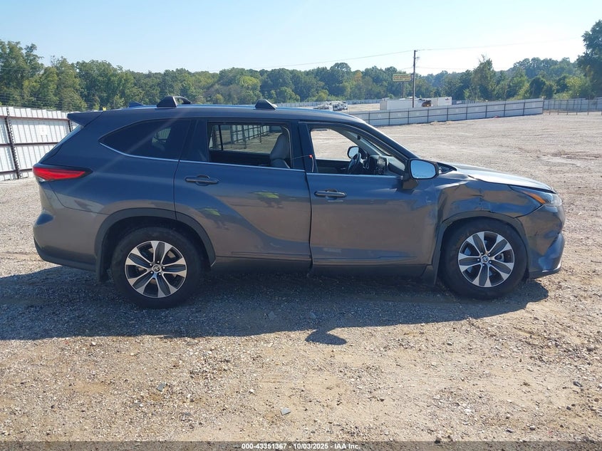 VIN 5TDGZRBH6MS153271 2021 TOYOTA HIGHLANDER XLE