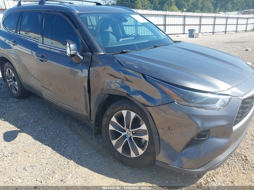 VIN 5TDGZRBH6MS153271 2021 TOYOTA HIGHLANDER XLE