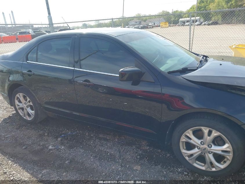 2012 Ford Fusion Se VIN: 3FAHP0HG9CR165586 Lot: 43351373