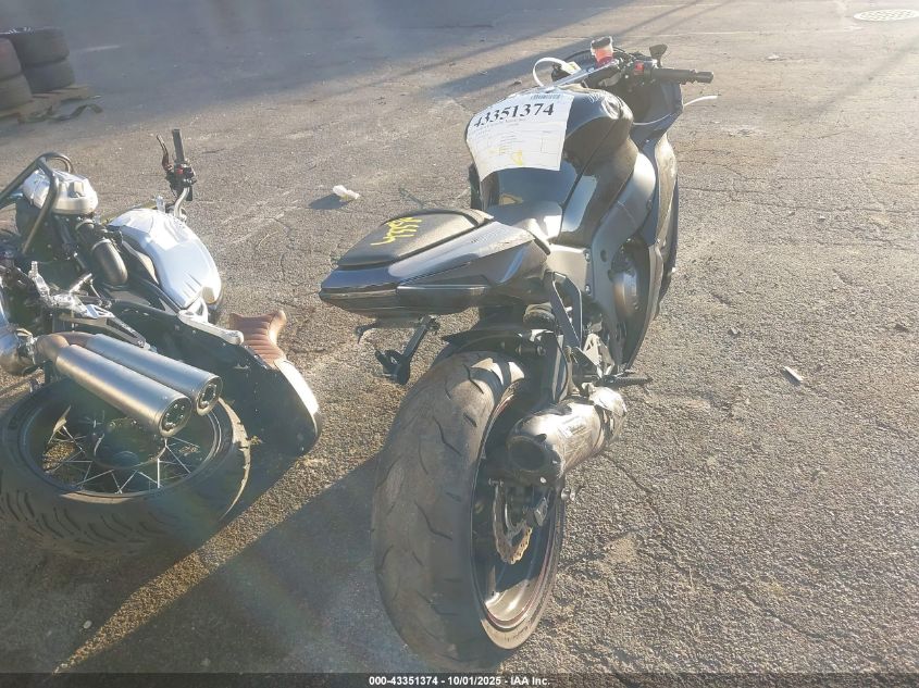 2012 Kawasaki Zx1000 J VIN: JKAZXCJ16CA012626 Lot: 43351374