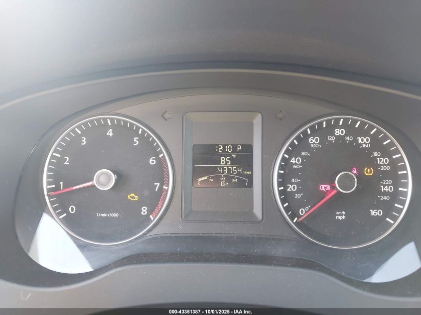 2014 Volkswagen Jetta 1.8T Se VIN: 3VWD17AJ1EM393393 Lot: 43351387