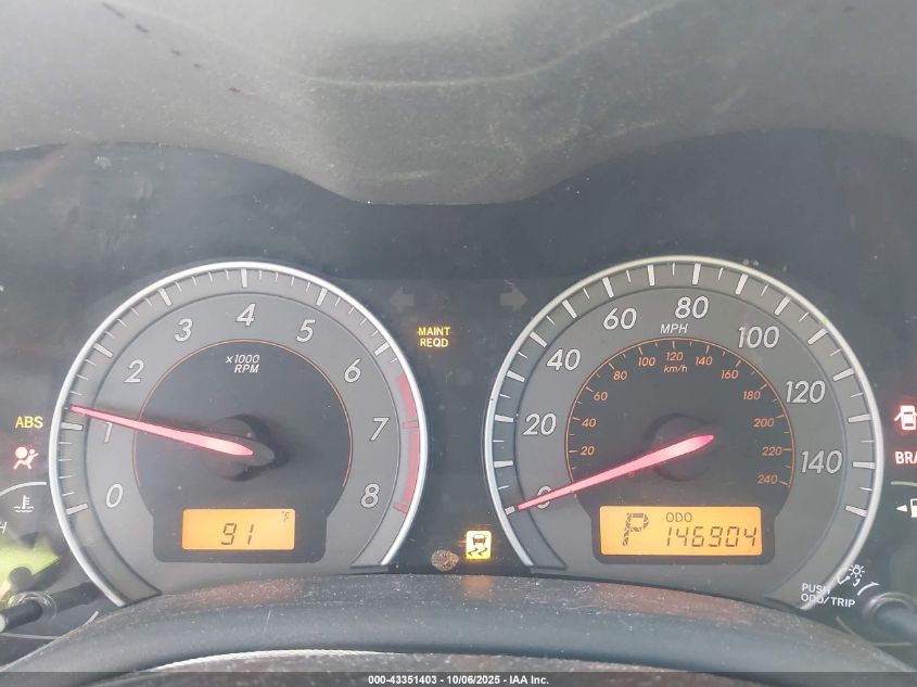 2010 Toyota Corolla S VIN: 2T1BU4EE6AC507324 Lot: 43351403