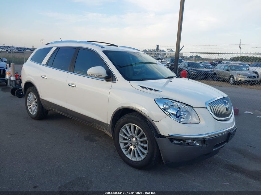 2009 Buick Enclave Cxl white other gasoline 5GAER23D19J143196 photo #1