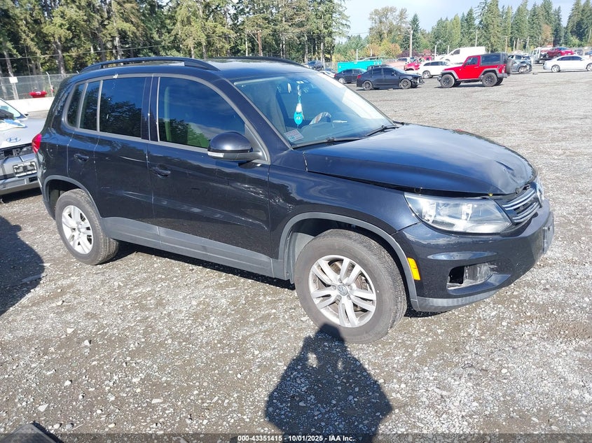 2016 VOLKSWAGEN TIGUAN S - WVGAV7AX2GW506037