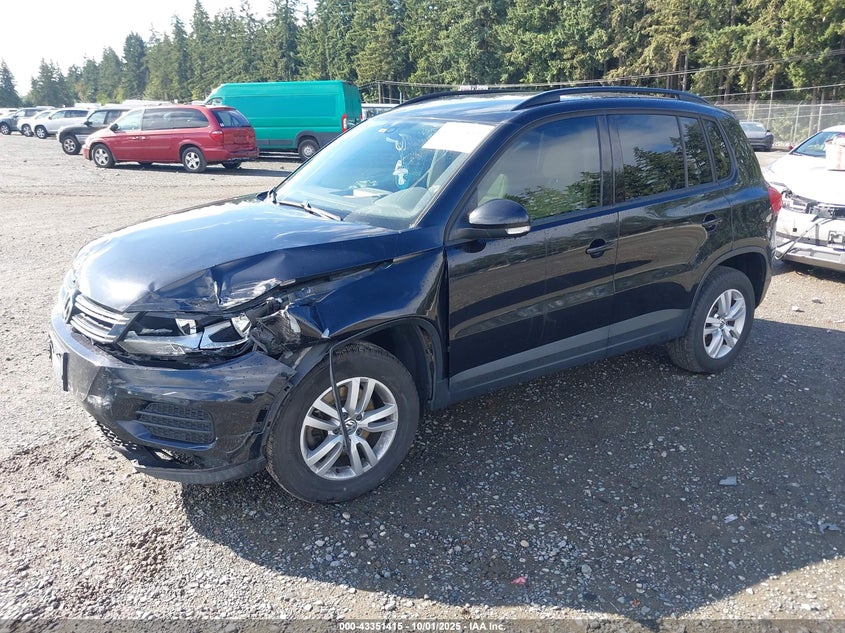 2016 VOLKSWAGEN TIGUAN S - WVGAV7AX2GW506037