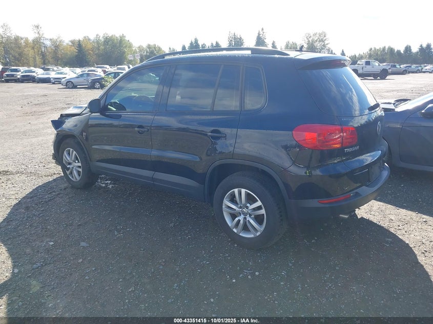 2016 VOLKSWAGEN TIGUAN S - WVGAV7AX2GW506037