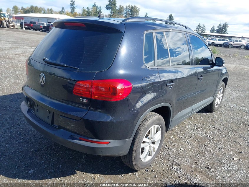 2016 VOLKSWAGEN TIGUAN S - WVGAV7AX2GW506037