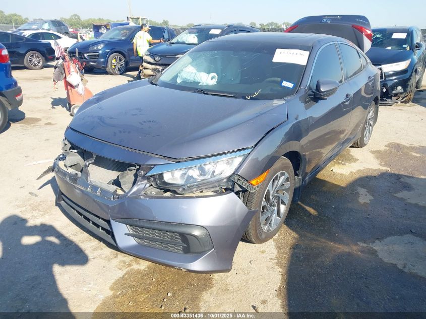 2016 Honda Civic Ex VIN: 19XFC2F70GE055177 Lot: 43351436