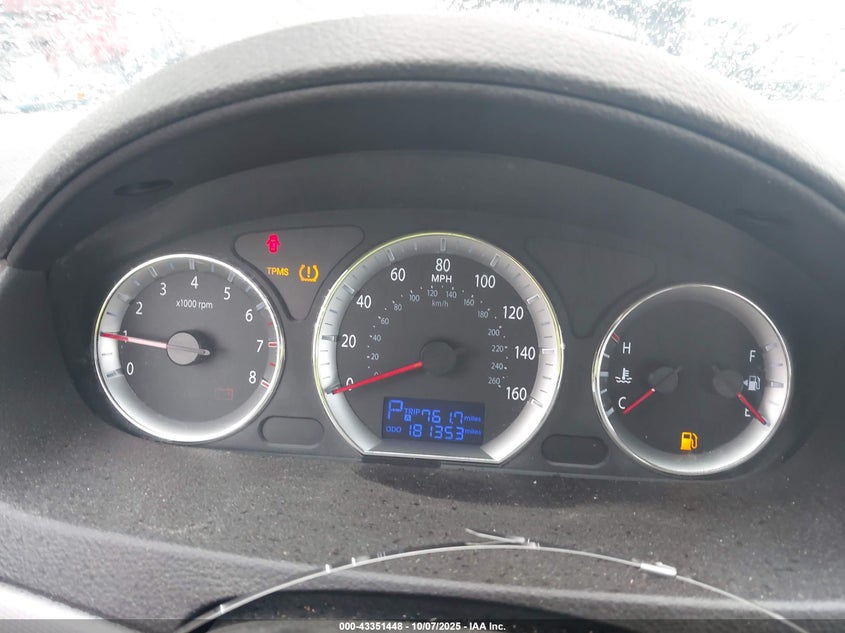 2009 Hyundai Sonata Gls VIN: 5NPET46C29H479527 Lot: 43351448