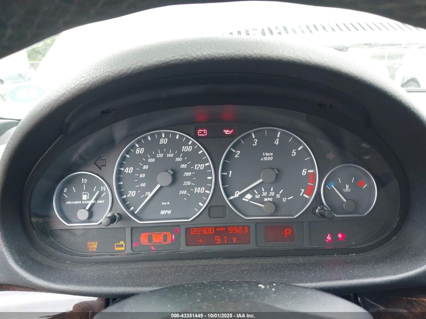 2001 BMW 330Ci VIN: WBABS534X1JU83536 Lot: 43351449