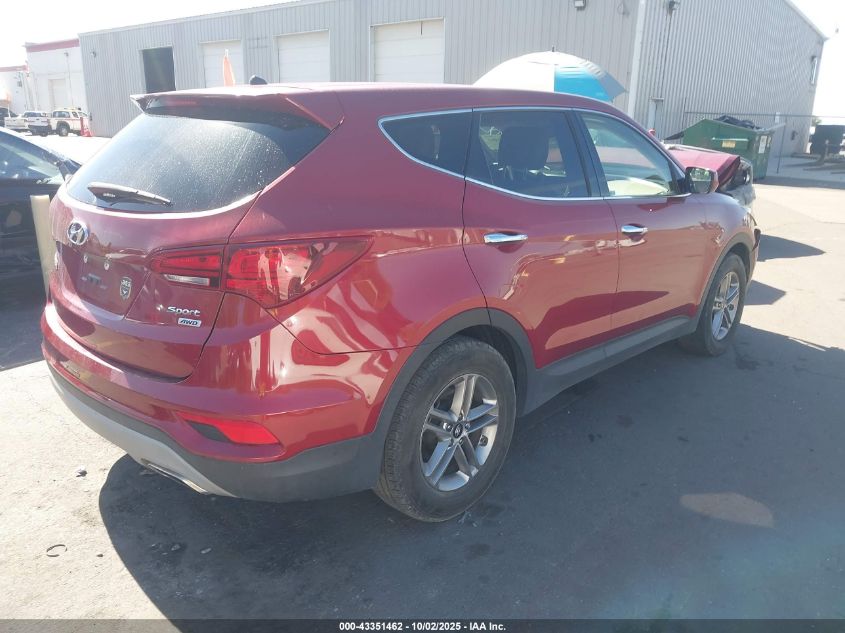 2018 HYUNDAI SANTA FE SPORT 2.4L 5XYZTDLB9JG544463