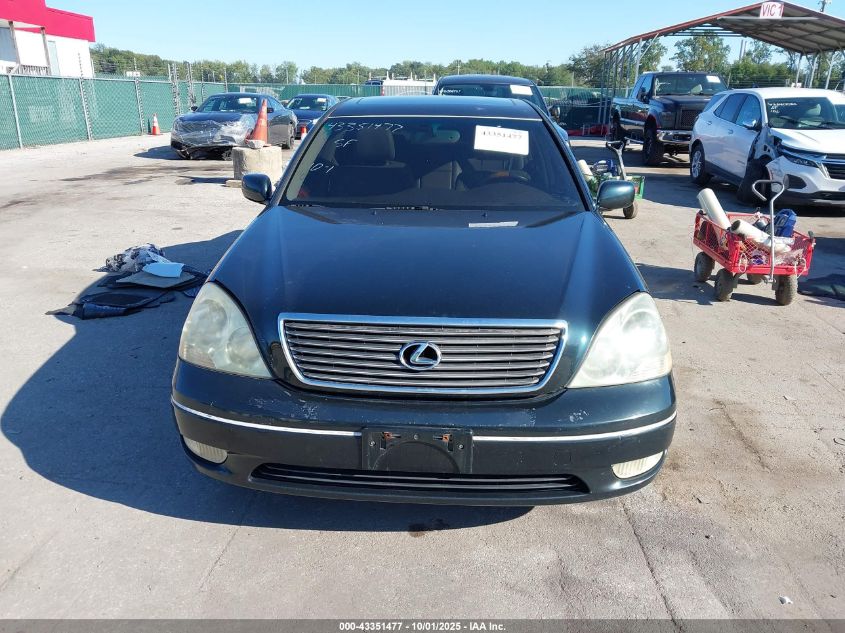 2001 Lexus Ls 430 VIN: JTHBN30F510049193 Lot: 43351477