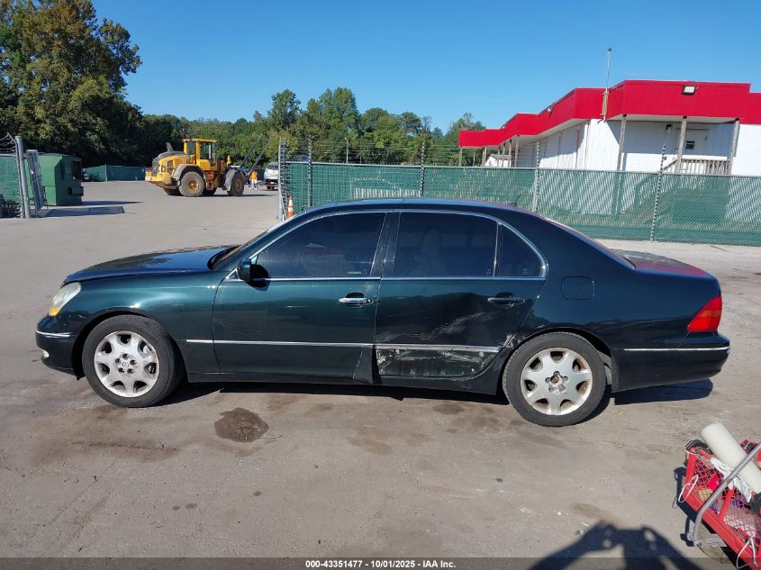 2001 Lexus Ls 430 VIN: JTHBN30F510049193 Lot: 43351477