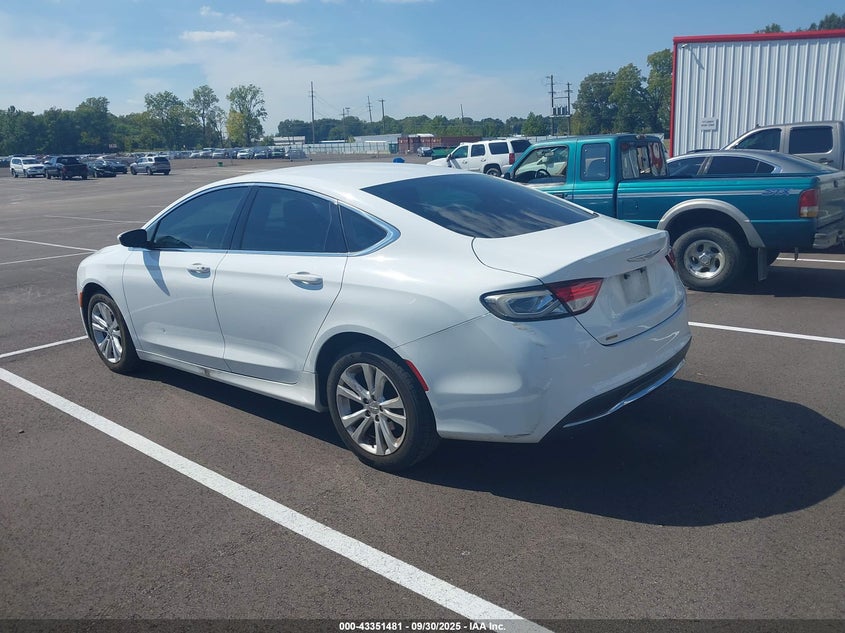Vin: 1c3cccabxgn191160, lot: 43846202, chrysler 200 limited 20163
