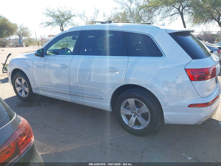 2019 Audi Q7 45 Premium VIN: WA1AHAF77KD033493 Lot: 43351578
