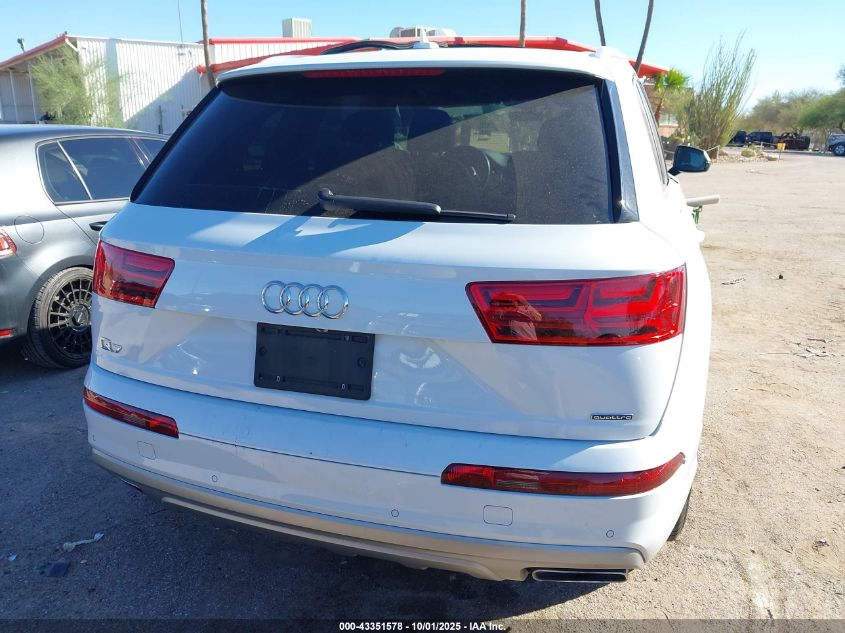 2019 Audi Q7 45 Premium VIN: WA1AHAF77KD033493 Lot: 43351578