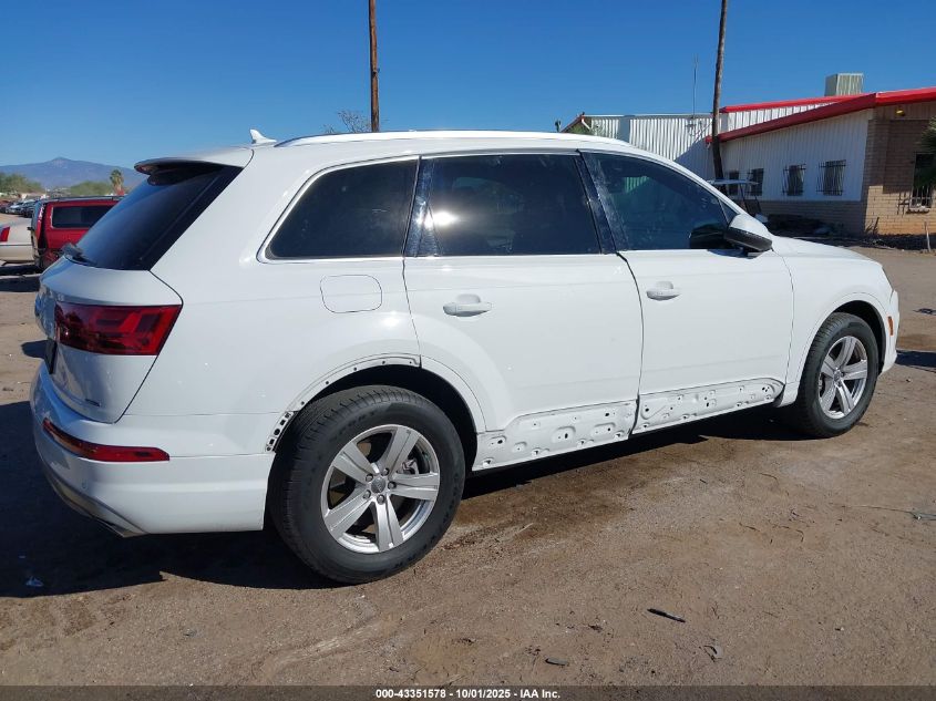 2019 Audi Q7 45 Premium VIN: WA1AHAF77KD033493 Lot: 43351578