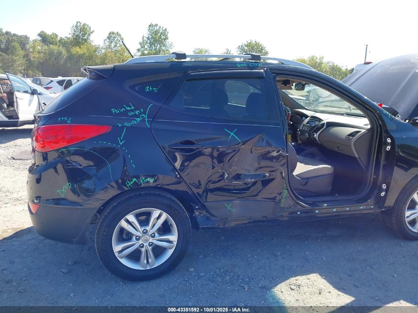 2013 Hyundai Tucson Gls VIN: KM8JUCAC2DU678567 Lot: 43351592