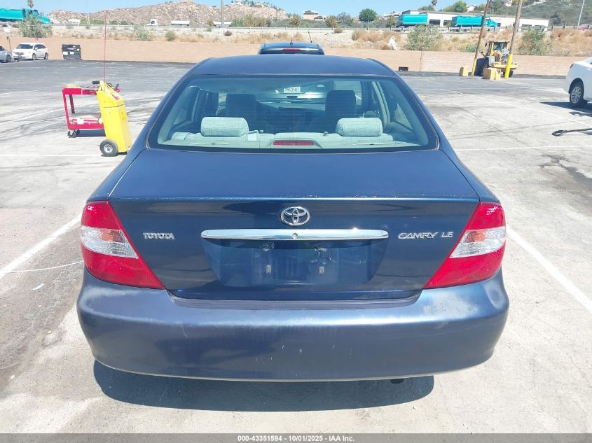 2004 Toyota Camry Le VIN: 4T1BE32K84U347810 Lot: 43351594