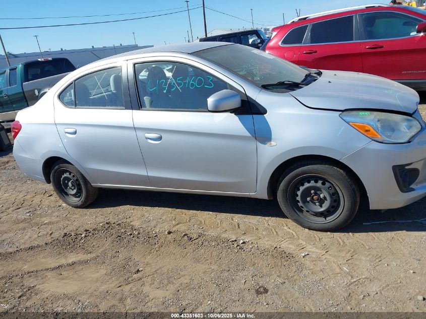 2018 Mitsubishi Mirage G4 Es VIN: ML32F3FJ2JHF04079 Lot: 43351603