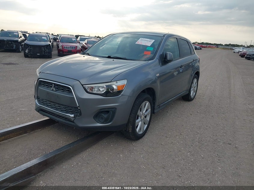 Vin: 4a4ap3au7ee028240, lot: 43846362, mitsubishi outlander sport es 20142