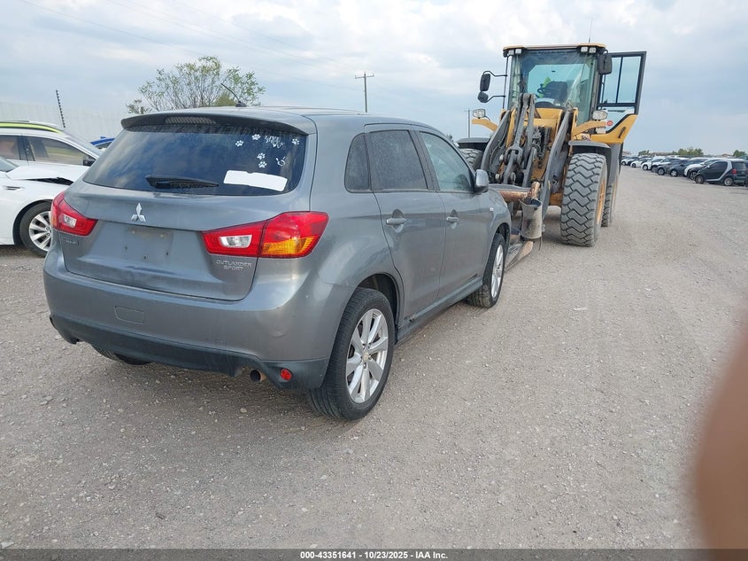 Vin: 4a4ap3au7ee028240, lot: 43846362, mitsubishi outlander sport es 20144