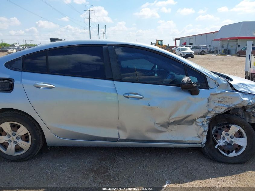 2018 Chevrolet Cruze Ls Auto VIN: 1G1BC5SMXJ7116952 Lot: 43351674