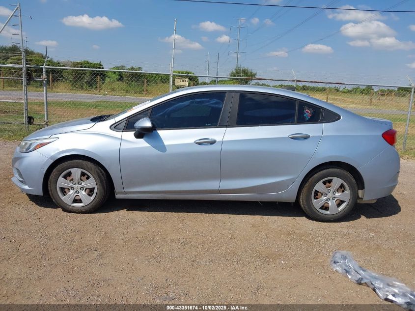 2018 Chevrolet Cruze Ls Auto VIN: 1G1BC5SMXJ7116952 Lot: 43351674