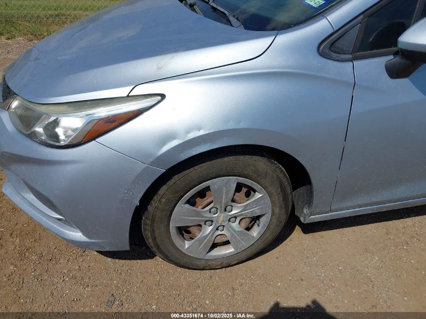 2018 Chevrolet Cruze Ls Auto VIN: 1G1BC5SMXJ7116952 Lot: 43351674