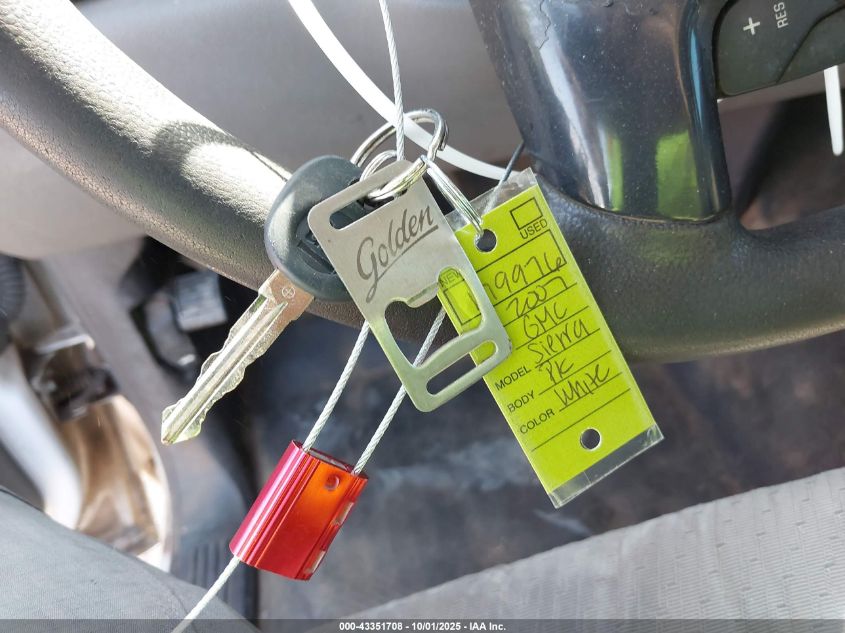 2007 GMC Sierra 1500 Work Truck VIN: 3GTEC13CX7G502478 Lot: 43351708