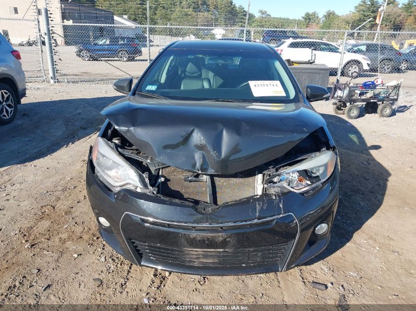 2015 Toyota Corolla S Plus VIN: 2T1BURHE9FC362540 Lot: 43351714