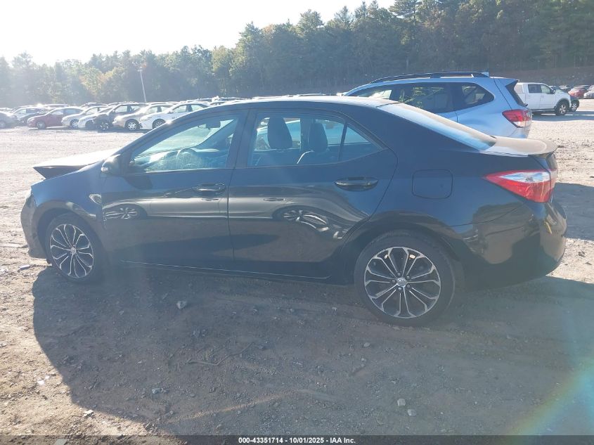 2015 Toyota Corolla S Plus VIN: 2T1BURHE9FC362540 Lot: 43351714