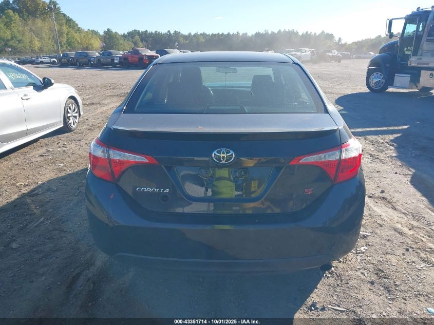 2015 Toyota Corolla S Plus VIN: 2T1BURHE9FC362540 Lot: 43351714