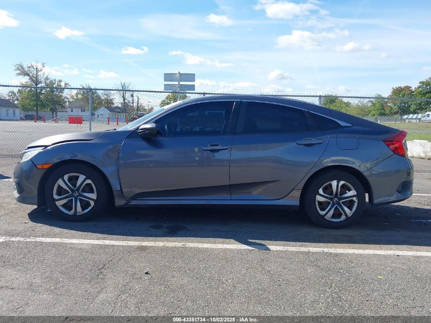 2017 Honda Civic Lx VIN: 19XFC2F58HE069392 Lot: 43351734