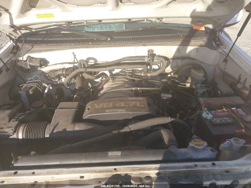 2002 Toyota Sequoia Sr5 V8 VIN: 5TDBT44A12S135742 Lot: 43351785