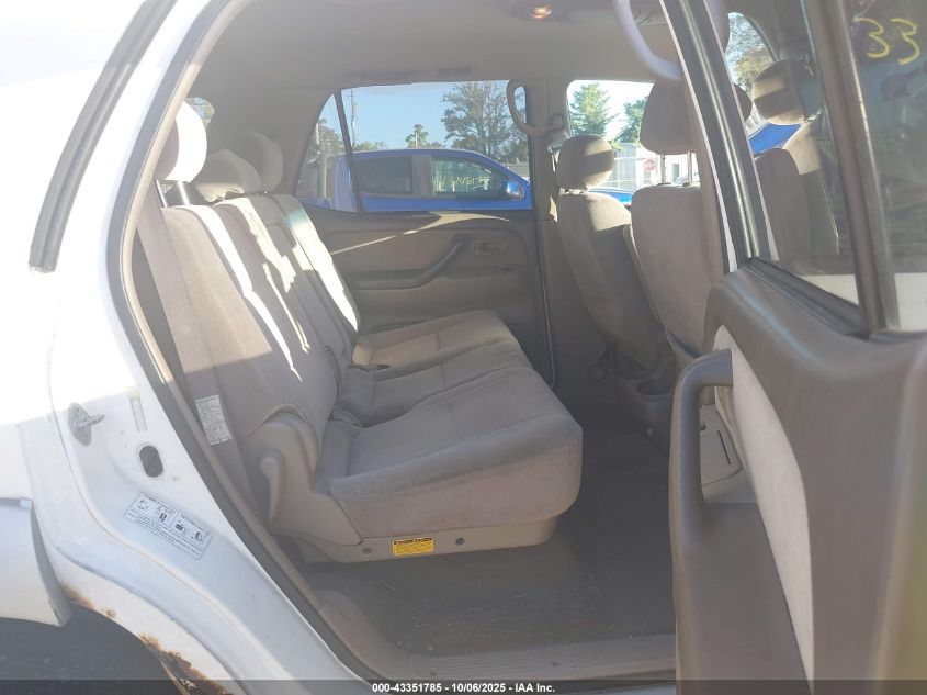 2002 Toyota Sequoia Sr5 V8 VIN: 5TDBT44A12S135742 Lot: 43351785