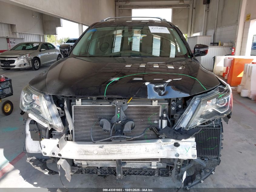 2017 Nissan Pathfinder Sv VIN: 5N1DR2MN5HC911942 Lot: 43351803