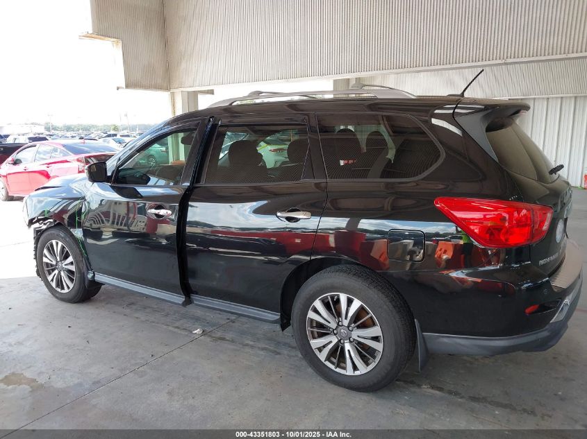 2017 Nissan Pathfinder Sv VIN: 5N1DR2MN5HC911942 Lot: 43351803