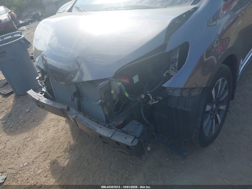 2019 Toyota Sienna Le 7 Passenger VIN: 5TDJZ3DC4KS226056 Lot: 43351812