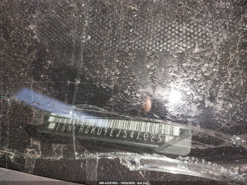 2014 Chevrolet Traverse 1Lt VIN: 1GNKRGKD9EJ341025 Lot: 43351853