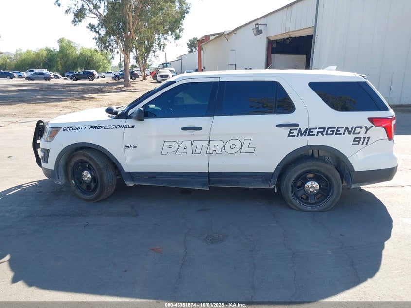 2016 FORD POLICE INTERCEPTOR - 1FM5K8AR3GGB73987