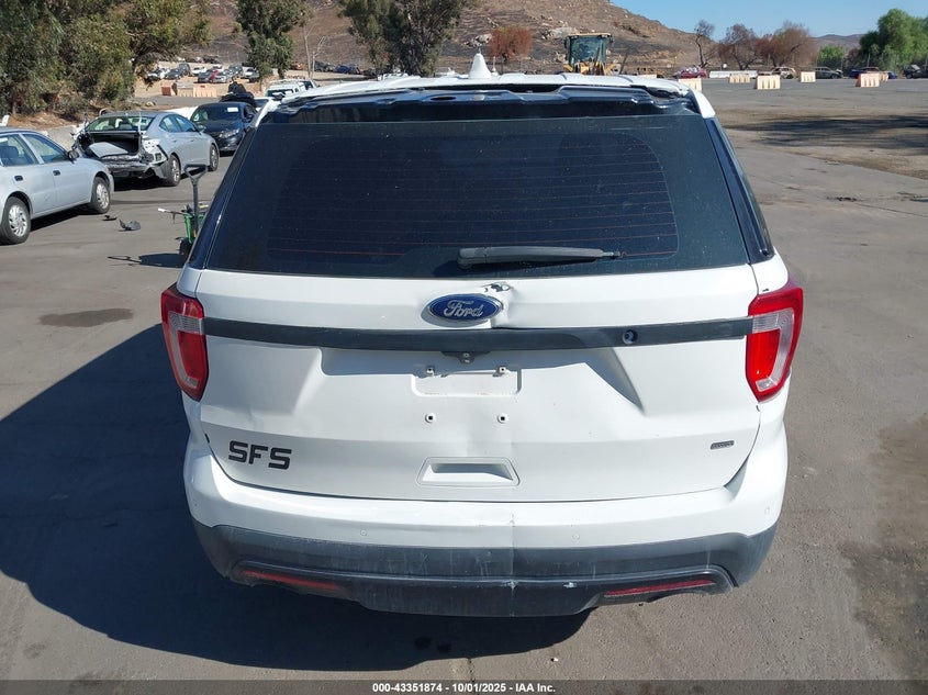 2016 FORD POLICE INTERCEPTOR - 1FM5K8AR3GGB73987