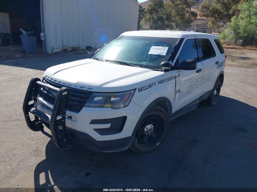 2016 FORD POLICE INTERCEPTOR - 1FM5K8AR3GGB73987